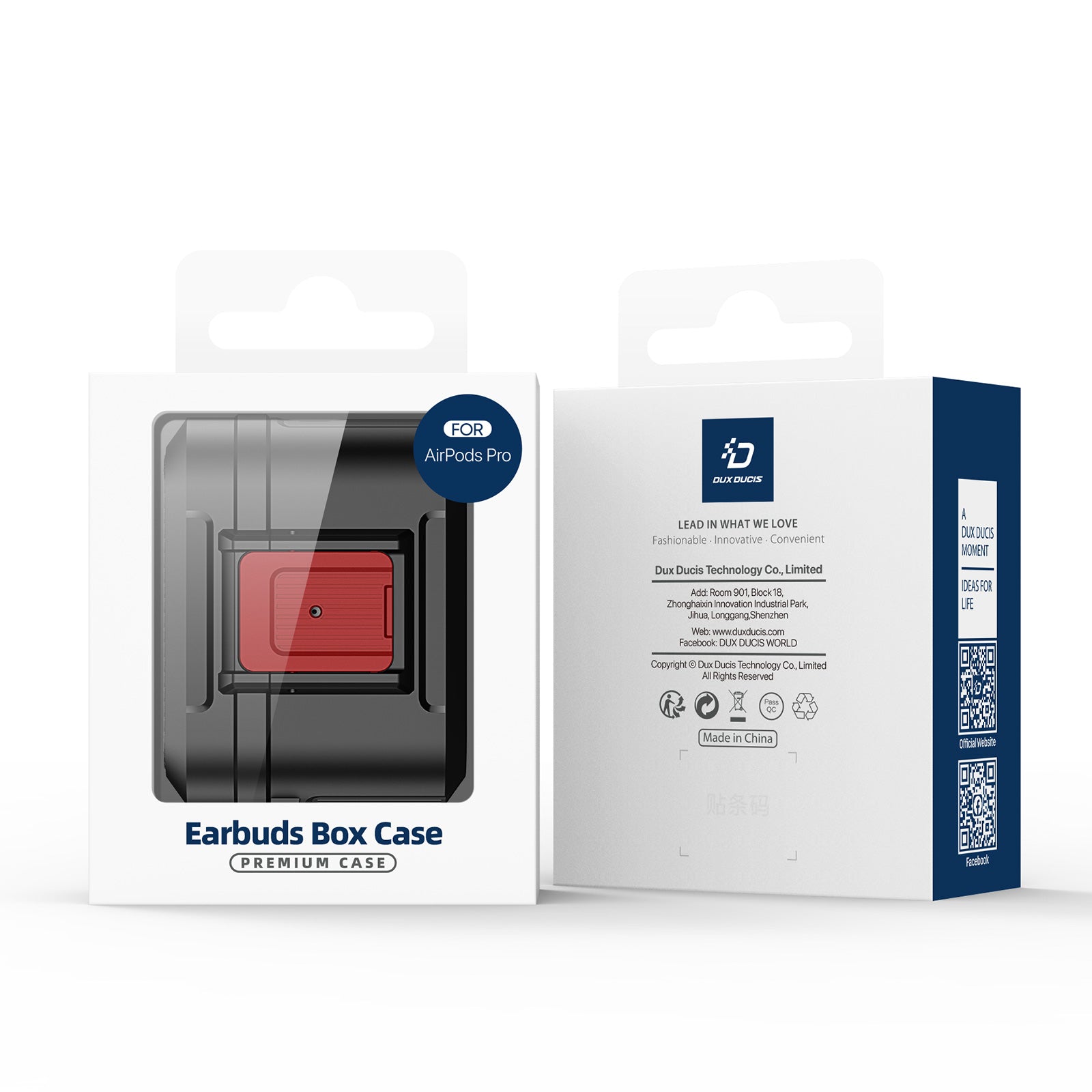 DUX DUCIS PECH Series Protective Case for Apple AirPods with Charging Case (2016) / (2019) / AirPods with Wireless Charging Case (2019) DUX DUCIS PECH Series Protective Case for Apple AirPods with Charging Case (2016) / (2019) / AirPods with Wireless Charging Case (2019)
